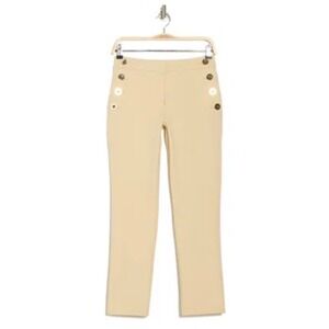 Derek Lam 10 Crosby Kelis Sailor Ankle Pants Tan Size 6 New